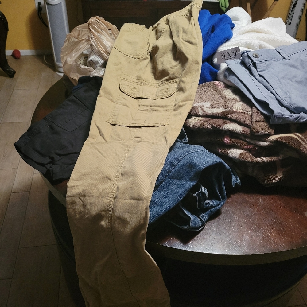 Size 16 boys Children's Place cargo khaki pants